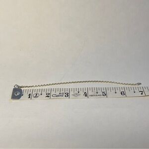 Italy - elegant Sterling Silver Rope Bracelet 3.27g 7"